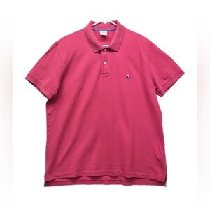 Brooks Brothers Polo Mens XL Slim Fit Pink Performance Logo Polo Cotton SS Shirt